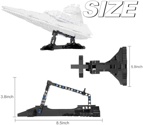 Imperial Aircraft Display Stand for Lego 75394 75357 172 PCS Building Kit