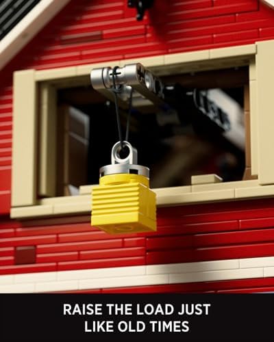 Nifeliz Red Barn Building Set for Adults