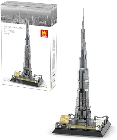 Burj Khalifa Tower Building Blocks Set 555 Pieces