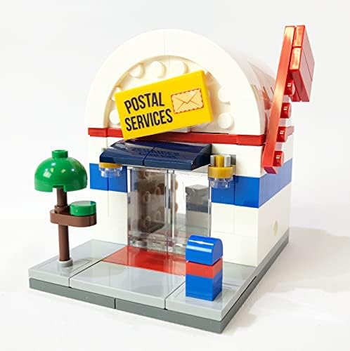 Brick Loot Mini City Post Office Set 96 Pieces