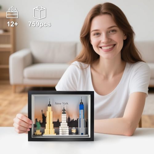 New York City Skyline Micro Block Building Set 759PCS