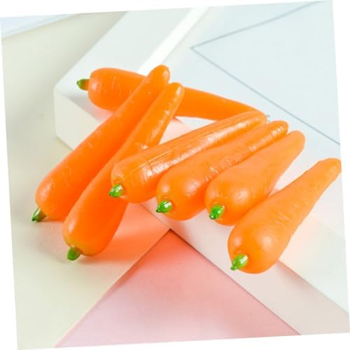 Happyyami 4pcs Artificial Carrots for Easter Decor