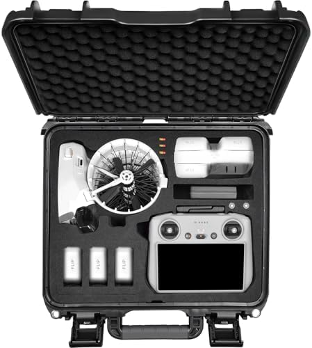 Lekufee Waterproof Hard Case for DJI Flip Drone and Accessories