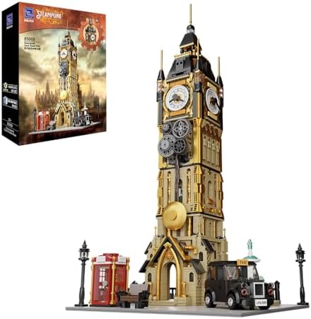 BRICKKK Big Ben Steampunk Clock Tower Building Kit