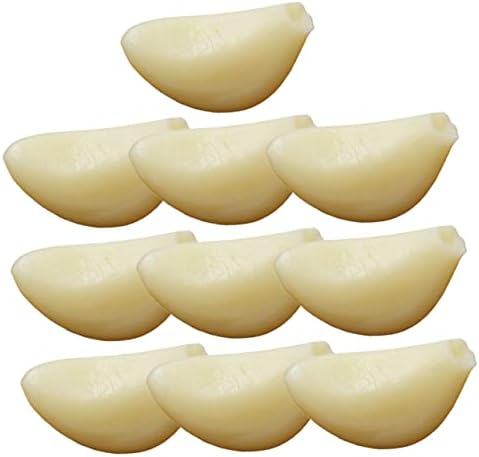 Happyyami 10pcs Artificial Garlic Cloves for Display and Halloween Props