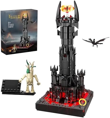 VONADO Dark Tower Building Set with LED Lights