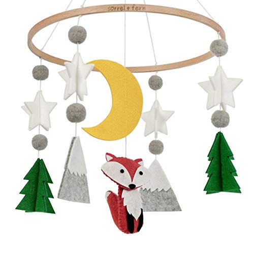 Woodland Fox Baby Crib Mobile - Nursery Decor