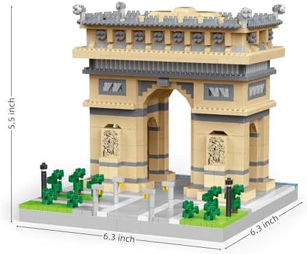 Paris Arc de Triomphe Micro Building Blocks Set