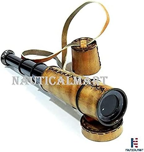 NauticalMart Antique Maritime Spyglass Telescope with Carry Belt 16 Inch