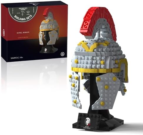 Givenni Roman Centurion Helmet Building Kit 596PCS