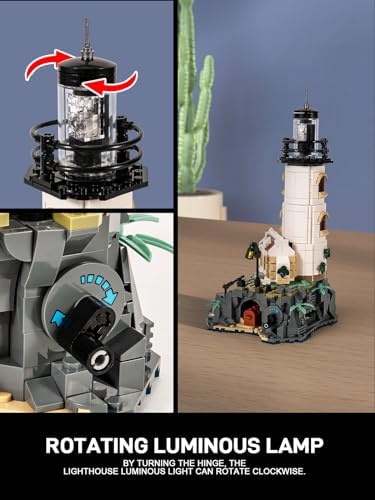 Island Lighthouse Building Block Toy Set 1092 PCS