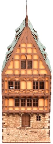 Amber Rowhouse DIY Wooden Building Kit for Adults
