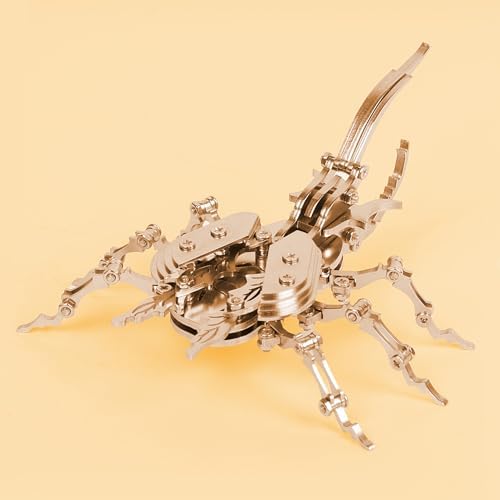 3D Metal Puzzle Beetle - DIY Assembly Brain Teaser Gift
