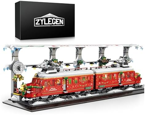 Zylegen Christmas Train Building Kit 2833 Pcs