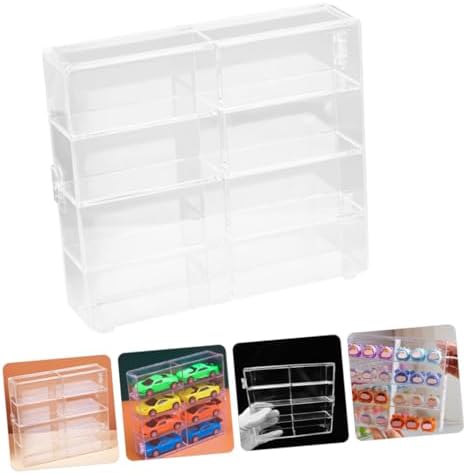 Modern 2pcs Display Case Stand for Collectibles Cars and Toys