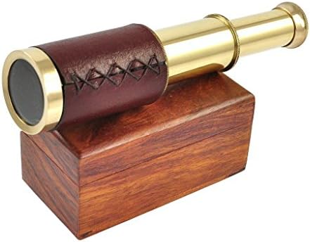 NM012965D Brass Telescope with Box Case Pack of 30