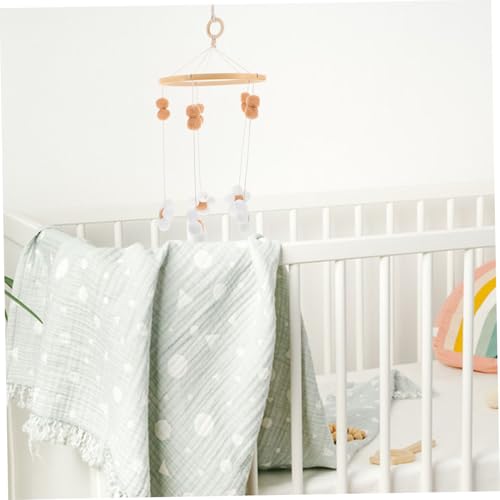 GALPADA Boho Flower Crib Mobile for Baby Nursery Decor