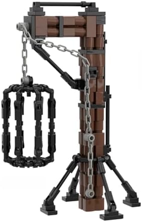 Medieval Knights Guillotine Prison Building Block Set for Kids