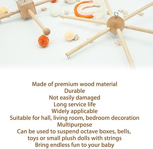 Pssopp Baby Crib Mobile Kit with Wind Chime Design
