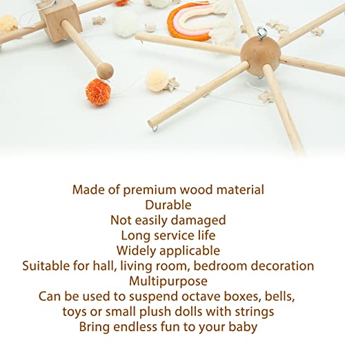 FLEXMAN Wooden Mobile Frame Kit for Baby Room Decor