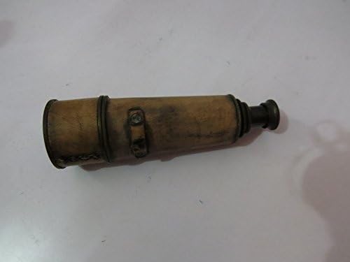 Antique Brass Spyglass Telescope with Carry Strap 16 Inch