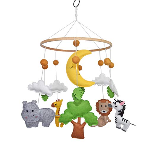 CK WORKS Baby Nursery Mobile Jungle Zoo Animals