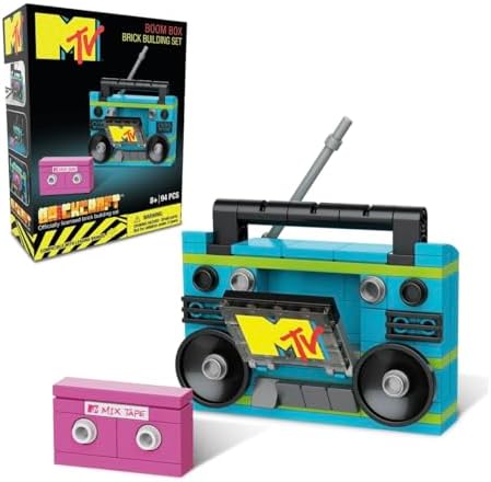 Brickcraft MTV Boom Box Building Set