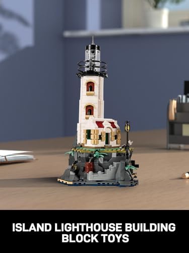 Island Lighthouse Building Block Toy Set 1092 PCS