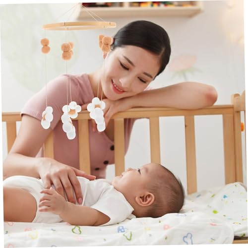 YARNOW Boho Crib Mobile Flower Decor