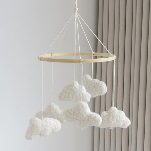 Cloud Mobile for Crib Boho Baby Mobile