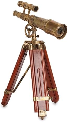 Kelvin Huges 1915 Brass Telescope with Tripod Stand