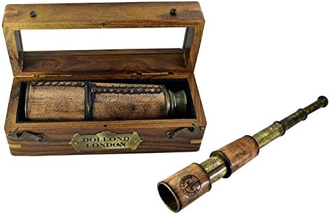 Brass Nautical Telescope with Gift Box