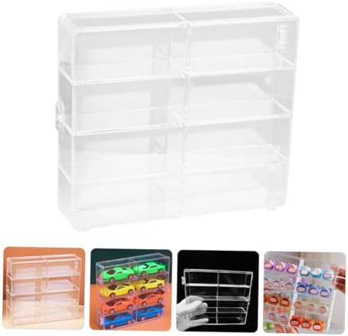 2pcs Acrylic Display Case for Car Models and Collectibles