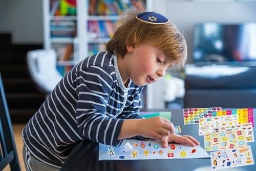 The Dreidel Company Hanukkah Stickers 6000-Pack Set