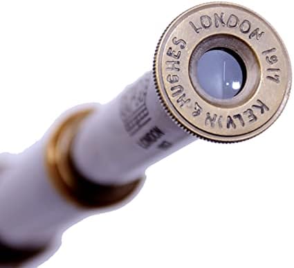 Smart Vintage Brass Telescope with Leather Wrap