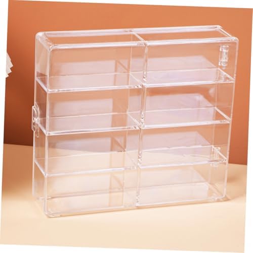 Homoyoyo 2pcs Wall-Mounted Display Case for Collectibles and Car Models