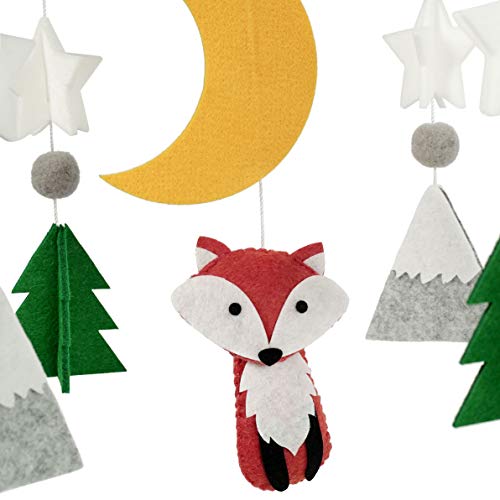 Woodland Fox Baby Crib Mobile - Nursery Decor
