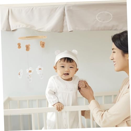 YARNOW Boho Crib Mobile Flower Decor