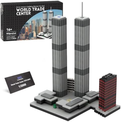Architecture World Trade Center Building Blocks 982 PCS 12000 Scale