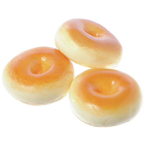 Artificial Bagels for Display 3 12 W 3 Per Pack