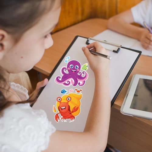 42 Sheets DIY Ocean Animals Stickers for Kids