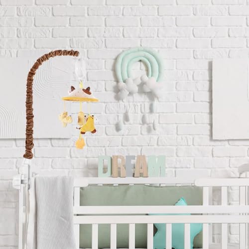 SourceTon 3 PCS Crib Mobile Cloth Covers