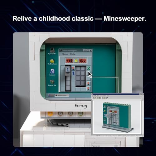 BRICKKK Retro Computer Building Set for Adults