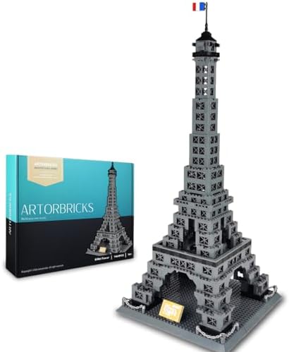 ArtorBricks Eiffel Tower Building Set 976 Pieces
