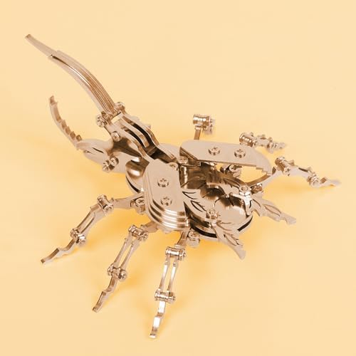 3D Metal Puzzle Beetle - DIY Assembly Brain Teaser Gift