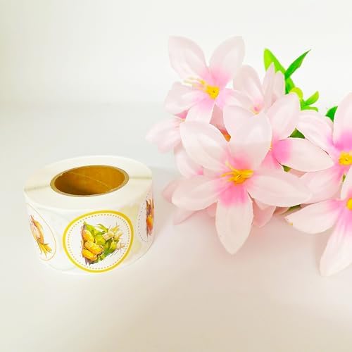 500 pcs Corn Labels Roll Stickers for Parties