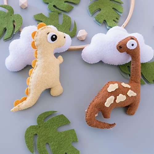 Musical Dinosaur Baby Crib Mobile with 12 Lullabies