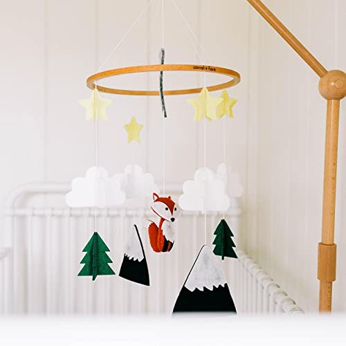 Woodland Fox Baby Crib Mobile - Nursery Decor