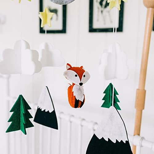 Woodland Fox Baby Crib Mobile - Nursery Decor