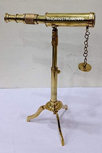Vintage Handmade Brass Telescope Spyglass Gift
